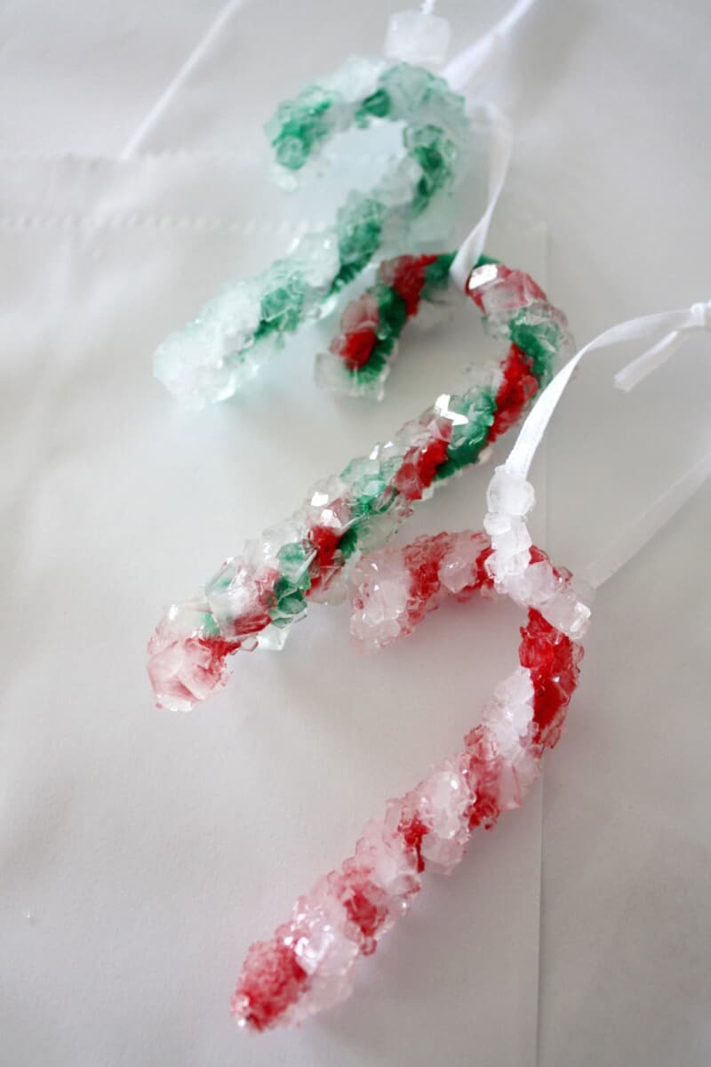 Crystal Candy Canes - STEAM Christmas Activities