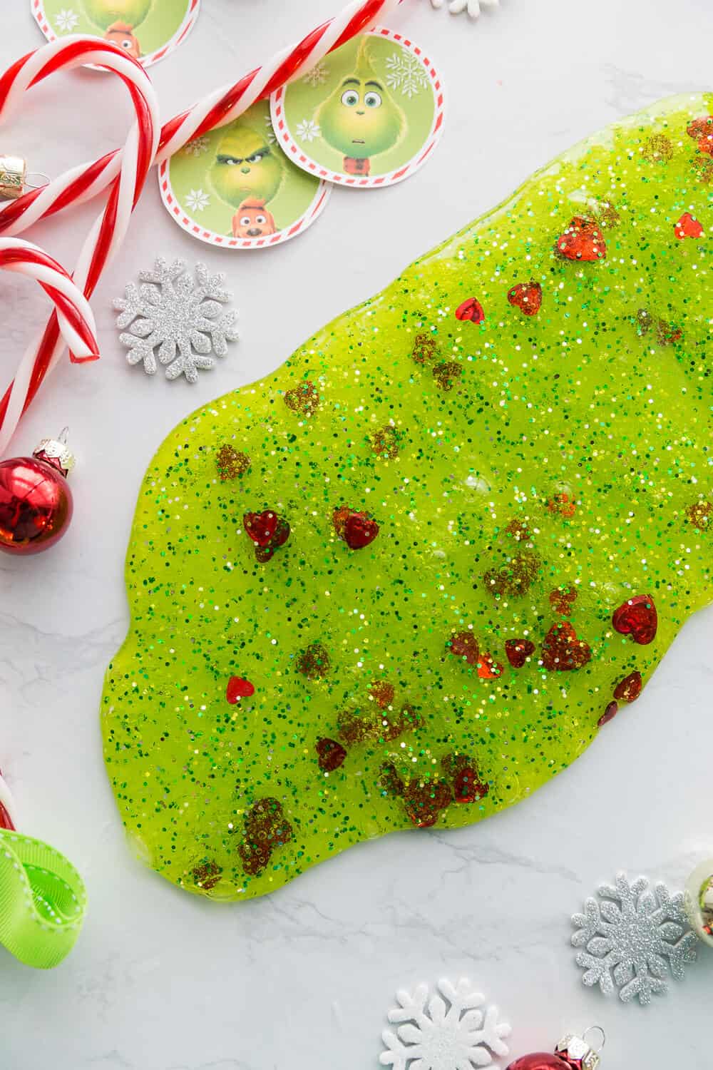 Grinch Slime - STEAM Christmas Activities