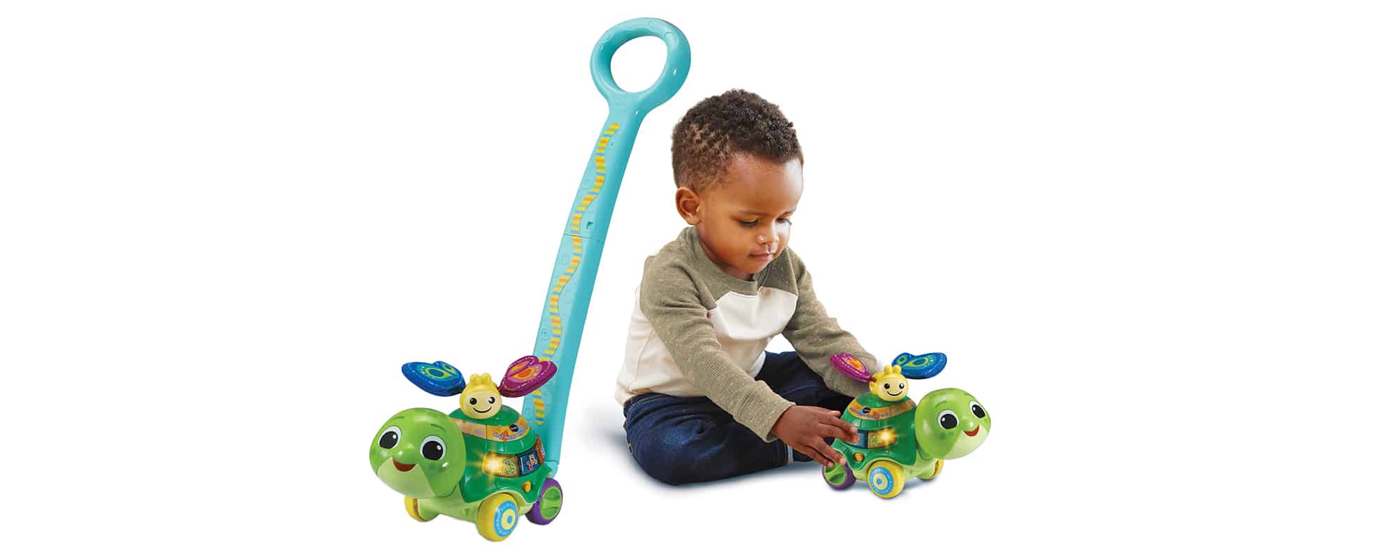 WIN A 2-in-1 Push and Discover Turtle